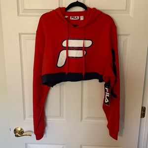 Cropped FILA sweatshirt